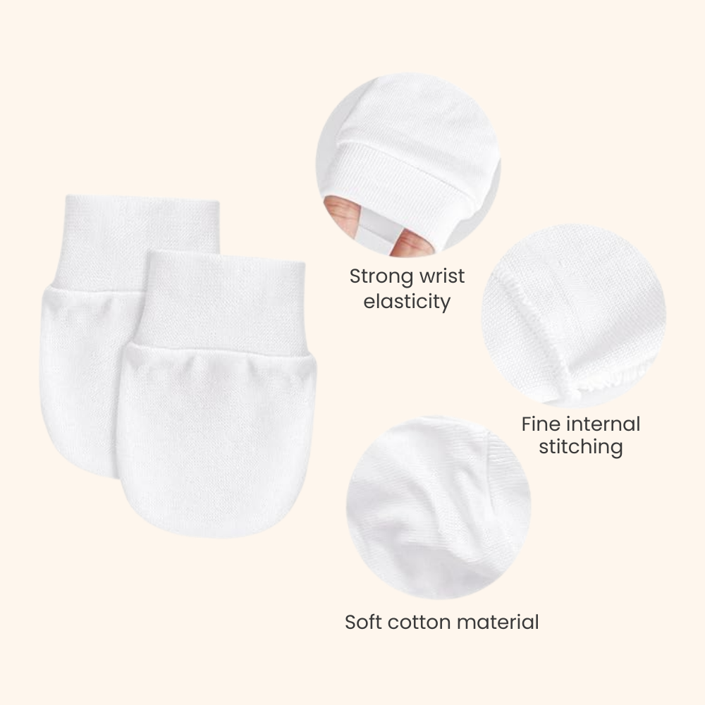 Toddla™ No Scratch Baby Mittens (6-Pack)